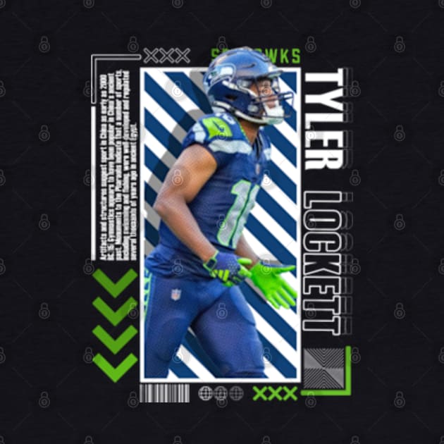 Tyler Lockett Paper Poster Version 10 by art.Hamdan